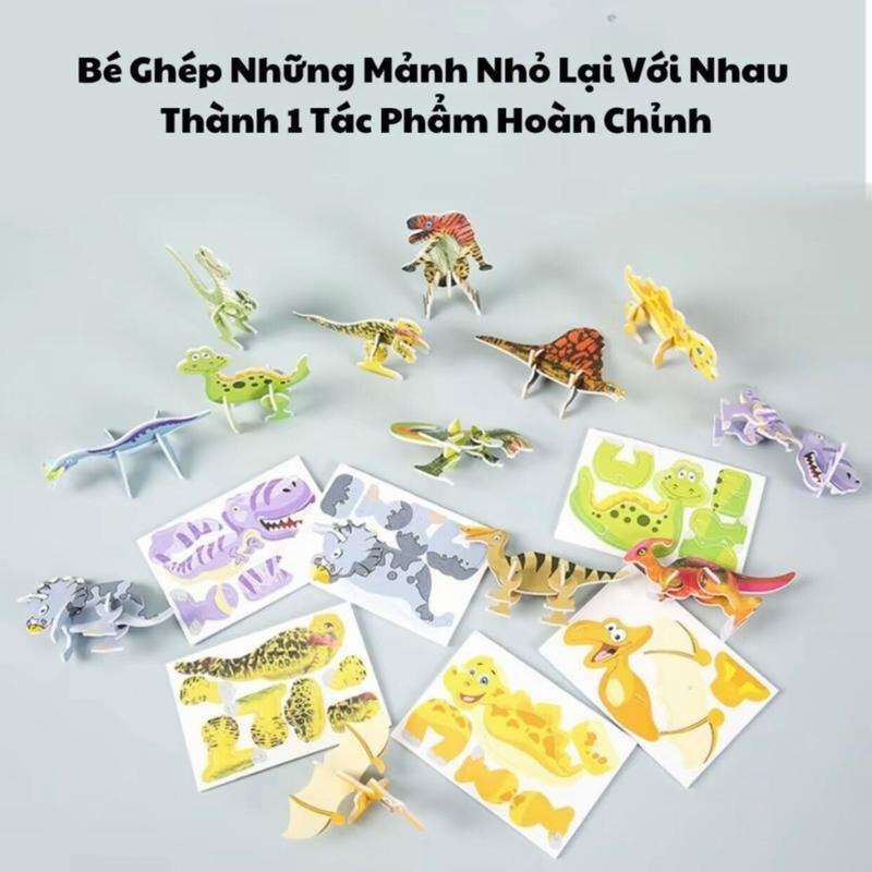 COMBO 200 hình KHÁC NHAU- Bộ ghép hình 3D Động Vật, Khủng Long ,Sinh Vật Biển , chữ, xe, Con Quay , Động Vật ...(SHOP CÓ 200HÌNH KHÔNG TRÙNG LẶP NÊN BÉ THA HỒ LẮP GHÉP)