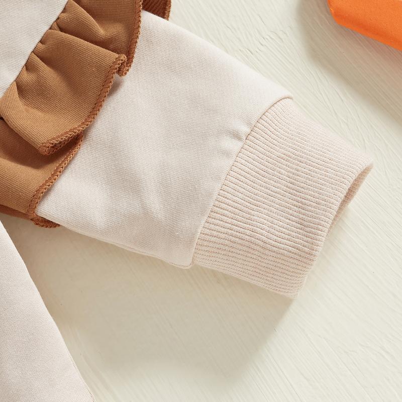 Product Introduction of Pakaian Bayi Perempuan 2 helai, Baju Sweat Leher Krew Lengan Panjang dengan Ikatan bentuk rama-rama, Seluar Peluh Pinggang Bergetah, Sesuai untuk Musim Gugur, Pakaian 39