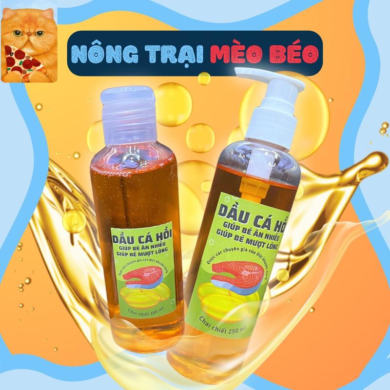 Dầu Cá Hồi BRIT Giúp Chó Mèo Ăn Nhiều Hơn, Ngon Miệng , Mượt Lông Và Tốt Cho Tim mạch, Xương Khớp Mấy Bé Chó Mèo - Loại Ít Tanh Trong Các Dòng Dầu Cá Nên Dễ Dùng