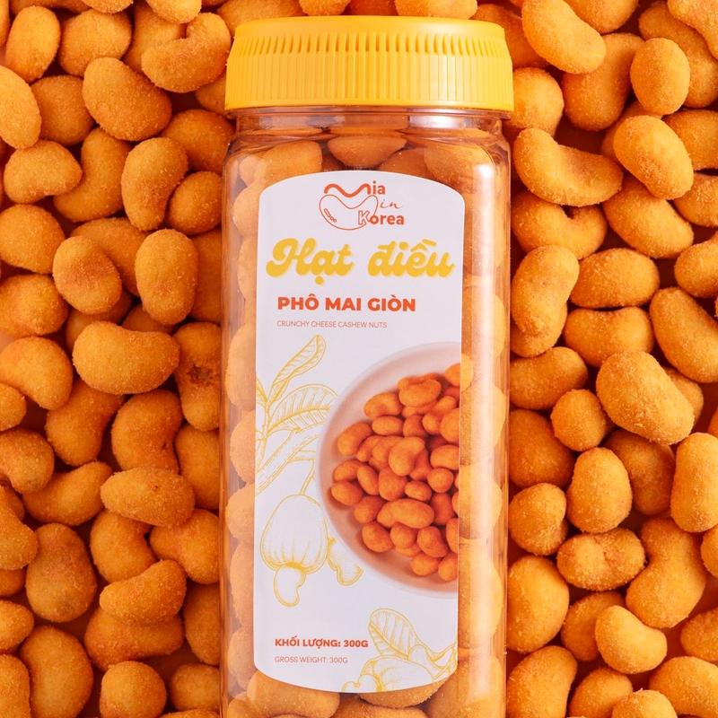 HẠT ĐIỀU PHÔ MAI GIÒN (THƠM, BÉO, 300GR)