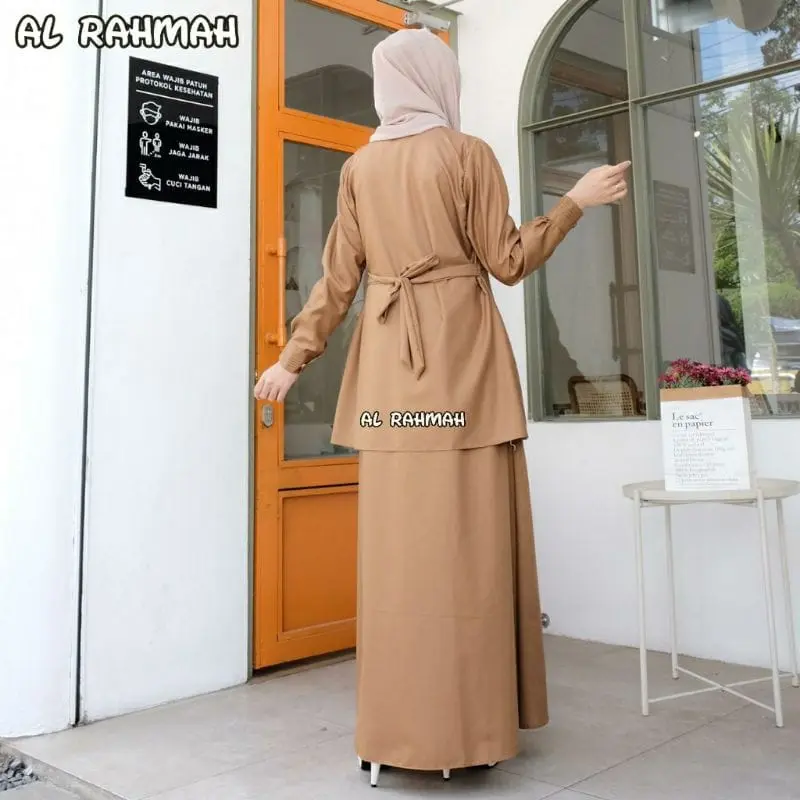 SETELAN PEMDA TUNIK & ROK // SEREGAM PEMDA PDH WANITA // SET WANITA TOYOBO Baju Muslim 3