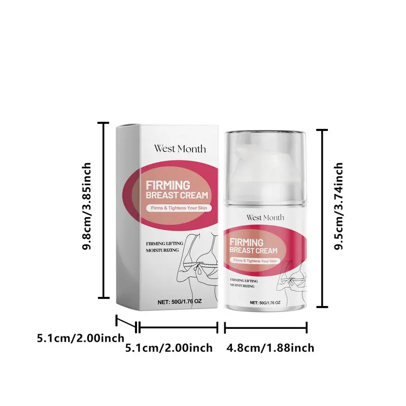 Firming Breast Cream, 1/2 Counts Moisturizing Breast Lotion, Breast Care Product for Women, Beauty & Personal Care Product for Daily Use 1