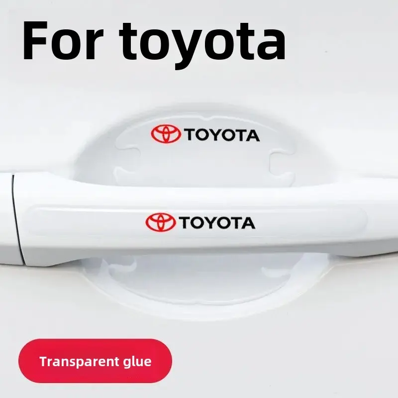 Miếng Dán Bảo Vệ Bát Cửa Ô Tô, Thích Hợp Cho Toyota Corolla, Levin, Camry, Zhixuan, Vios, Tay Nắm Cửa, Bát Cửa, Phim Bảo Vệ, Băng Bảo Vệ, Dải Chống Va Chạm
