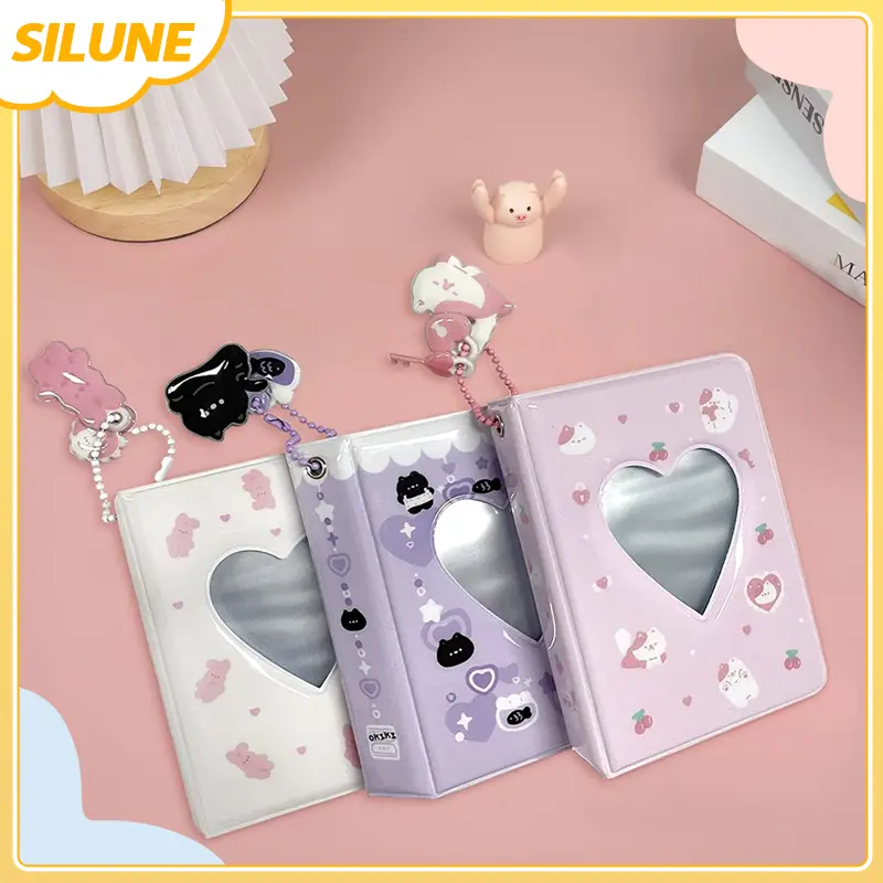 3 Inch Mini Photo Album Photocard Collect Book  Card Holder with 36 Pockets for Star Collection