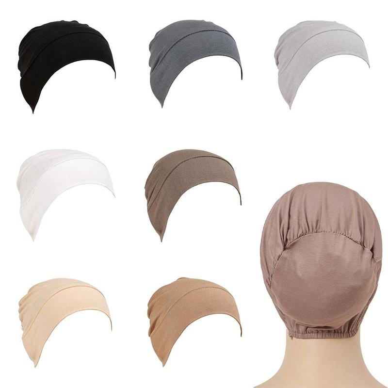 Product Introduction of Full Head Covering, Headscarf, Plain Pattern, Lower Scarf, Peaked Cap, Inner Cap 9