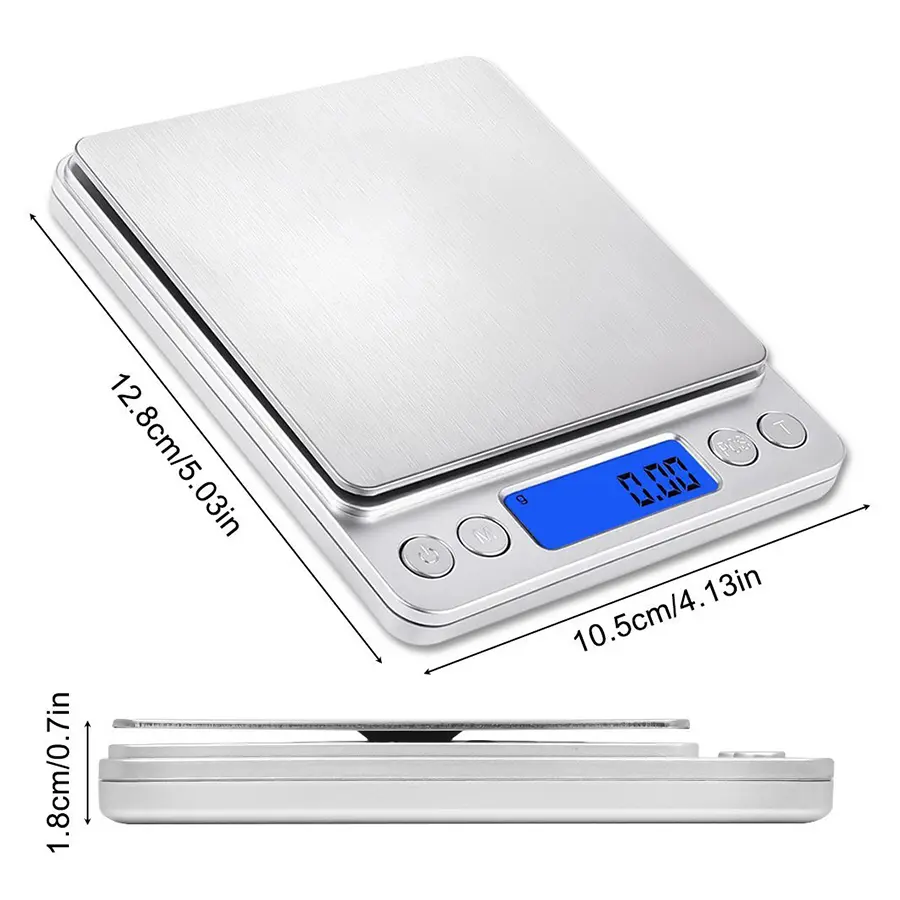 Cân tiểu ly nhà bếp  đa năng 3kg nhỏ gọn