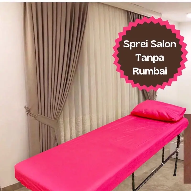 Sprei Salon Tanpa Rumbai Seprei Klinik Kecantikan Sprai Studio Eyelash Sepray Non Rumbai Sprey Klinik Polos