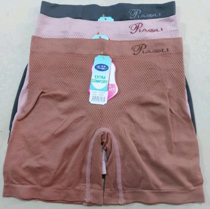 3Pcs Hotpants Piaoli Celana Short Wanita Bahan Rajut All Size 2