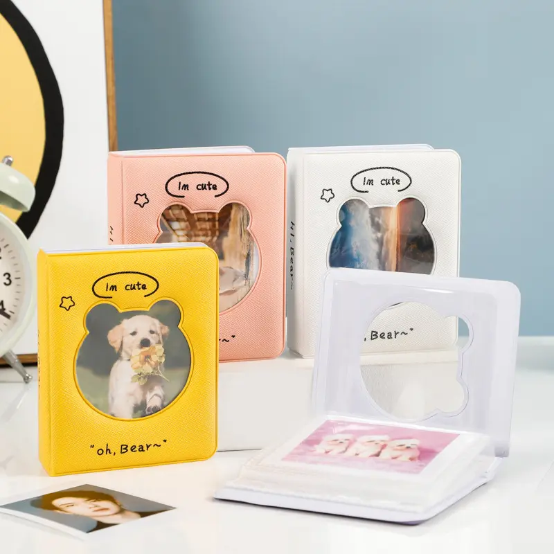 Album Đựng Ảnh 3inch 40 Ngăn Hình Trái Tim Họa Tiết Hoạt Hình Xinh Xắn 8