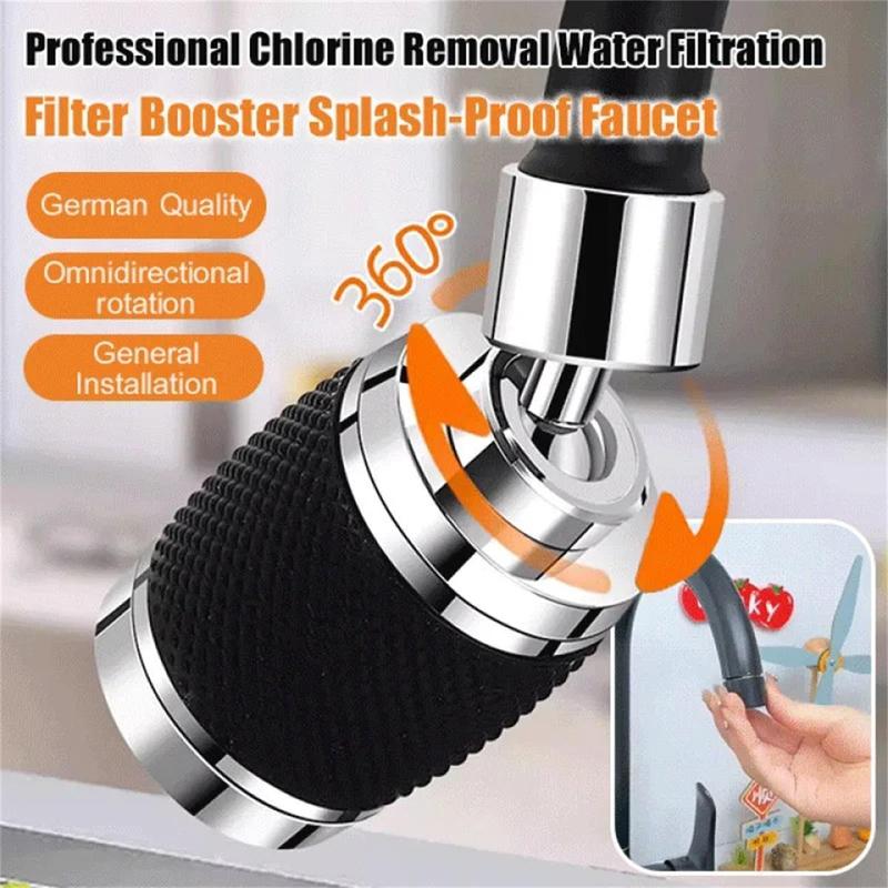 Product Introduction of 720° Swivel Filter Faucet, Adjustable Anti-Splash Faucet Extender, Rotating Shower Head, 3 Modes, Faucet Filter, Kitchen Sprayer 15