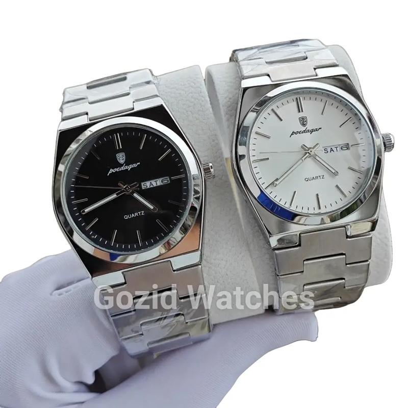 POEDAGAR Đồng hồ nam POEDAGAR 930 PRX dây thép không gỉ ,chống nước, có lịch ngày thứ , tặng kèm dụng cụ tháo dây Watch Đeo Tay