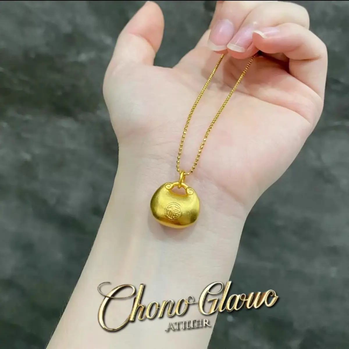 Vòng Cổ Hạt Tròn, Fu Béo Nhỏ, Dành Cho Nữ, Phong Cách Trung Quốc Mới, Thiết Kế Độc Đáo Đơn Giản Và Dễ Phối Đồ, Dây Chuyền Xương Đòn Nhân Vật Fu Thanh Lịch, Phong Cách Cổ Điển