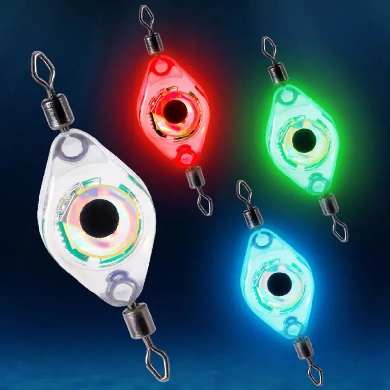 Fish Lamp Fish Bait Light LED Deep Drip Underwater Eye shaped Fishing Squid Fish Bait Luminous Fish Bait