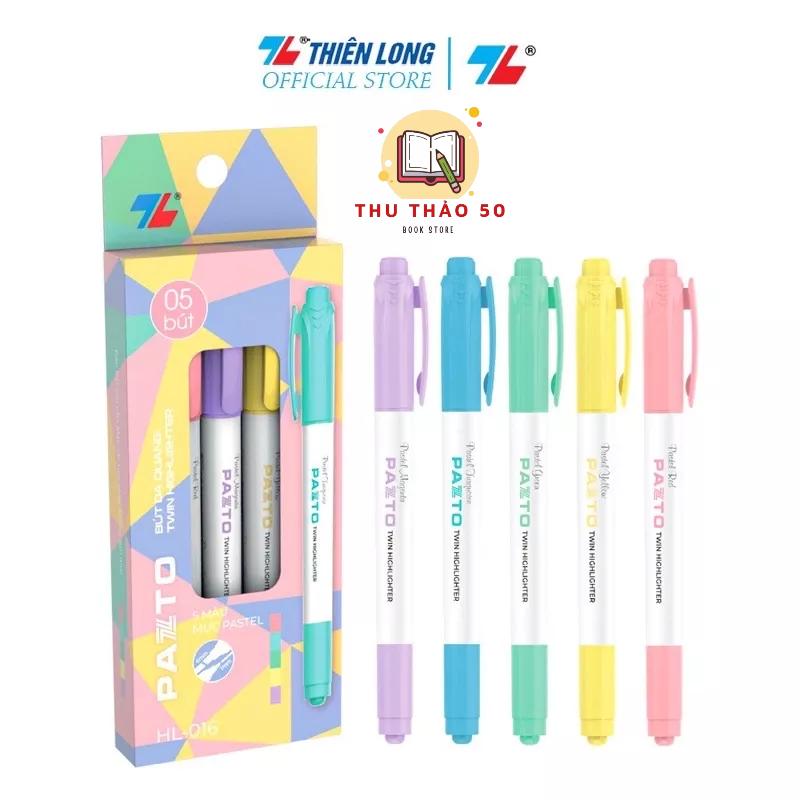 [ BÁN 2 CÂY ] Bút nhớ, bút Dạ quang Thiên Long Pastel HL-016 high light.