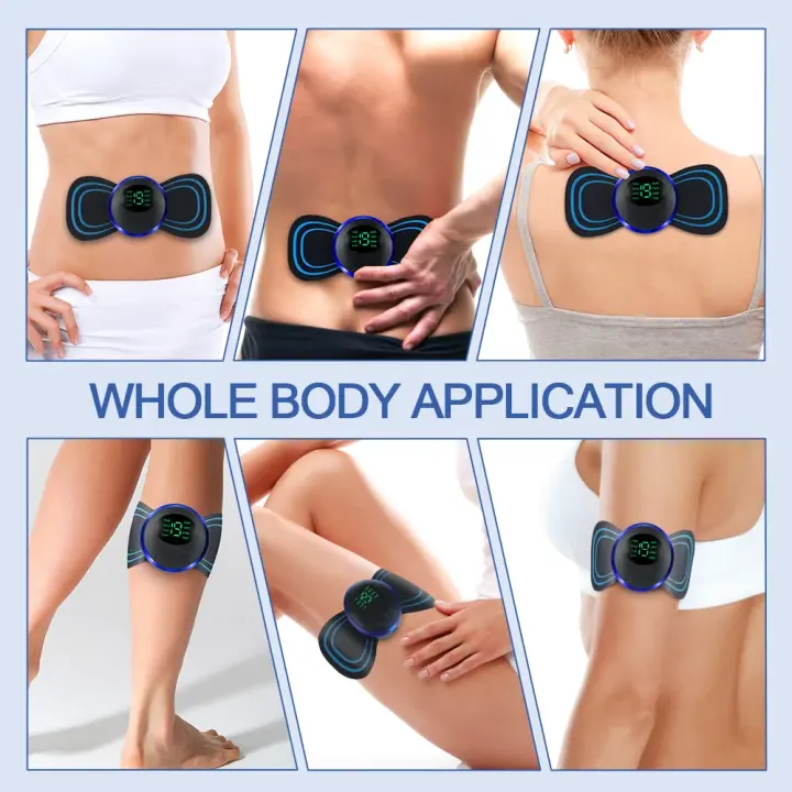Alat Pijat Leher Portable | Alat Pijat Leher Portable Mini | ALat Pijat Punggung EMS | Alat Pijat Leher Terapi Mini | Mini Model Kupu Kupu Massage Tubuh Elektrik 2