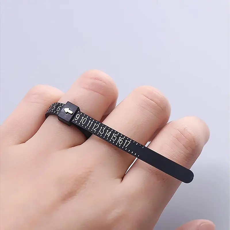Accurate 1-17 US Ring Sizer, Plastic Finger Sizing Measure Tool For Home Shop, Ring Finger Measure, Hand Measuring Tools, Jewelry Tool, Tools And Gadgets 5