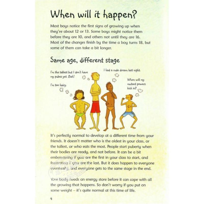 Product Introduction of Casual 【 】Usborne What's Happening To Me Boy/ Girl 9