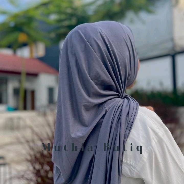 Pashmina Oval Bahan Kaos Rayon Super Premium , Jahit Tepi, Pashmina Turkey. 5