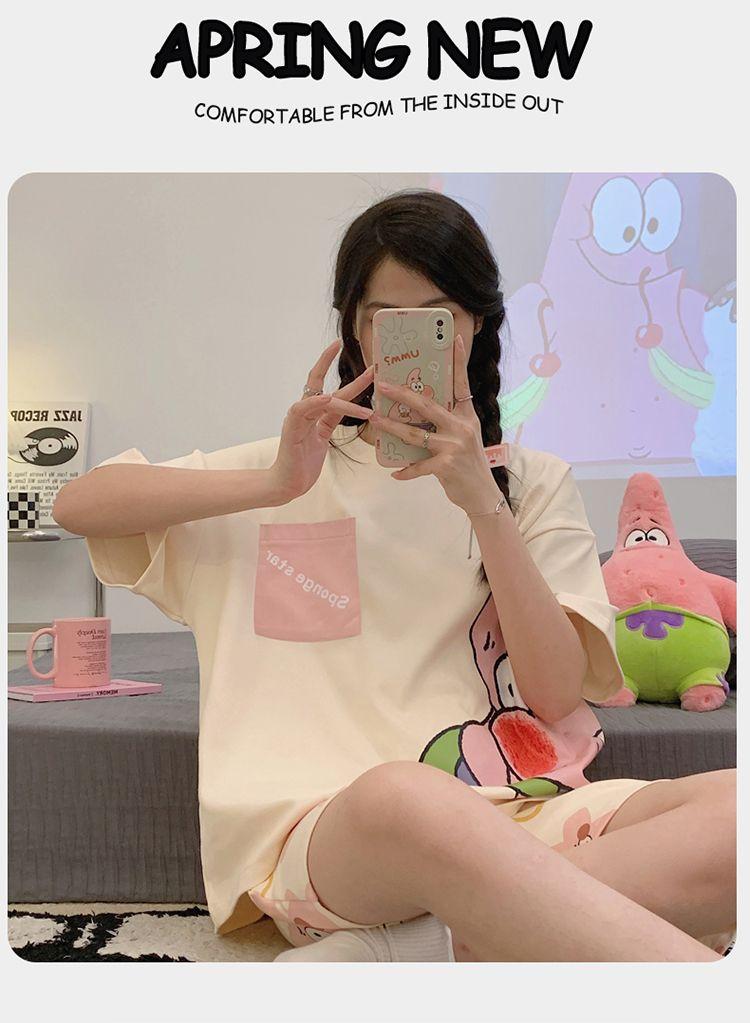 Product Introduction of Pure Cotton Pajamas for Female Students New Sweet and Beautiful Home Wear Suit 27