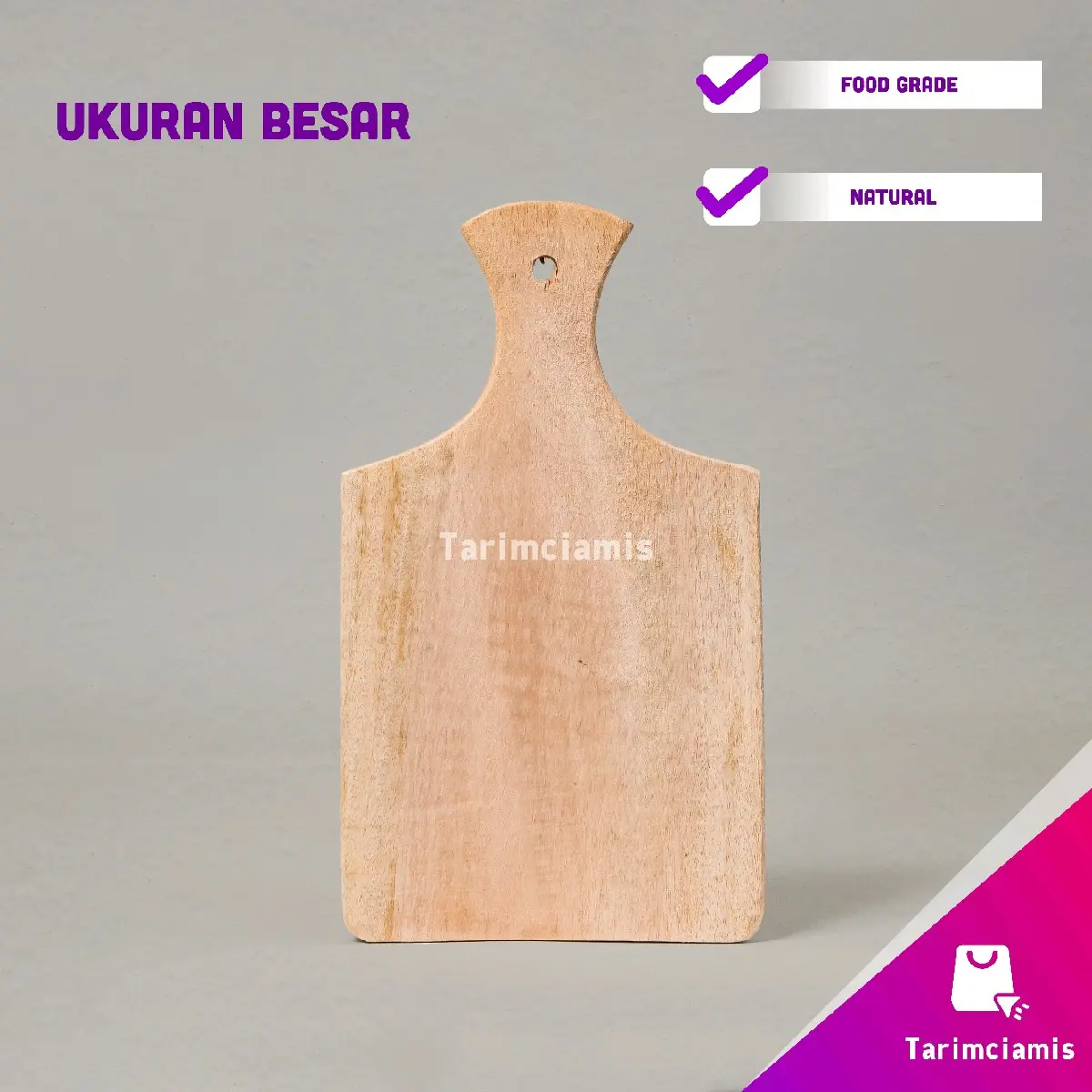 talenan kayu premium ukuran besar