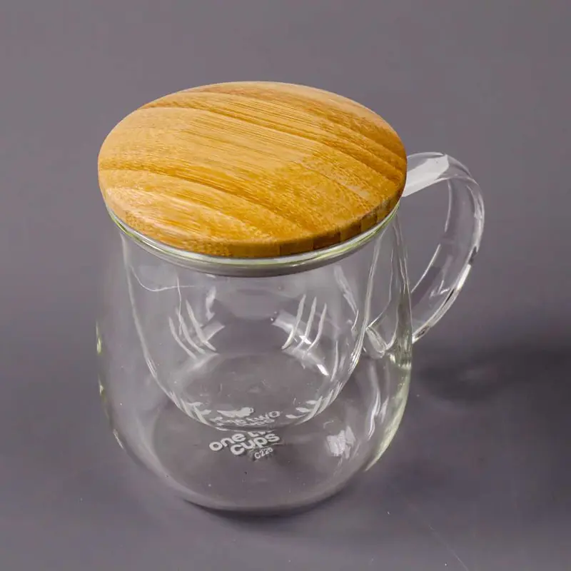 Gelas Cangkir Teh Tea Cup Mug with Infuser Filter / Gelas Cangkir Teh Thai Tea Kopi Manis Celup Gandum Hijau Herbal Jamu Rempah Bunga Poci Tarik Tubruk Tongji Herbal Hangat Kacamata Infuser Saringan Penyaring Arab Anti Panas Pecah Beling China Cina Japan 6