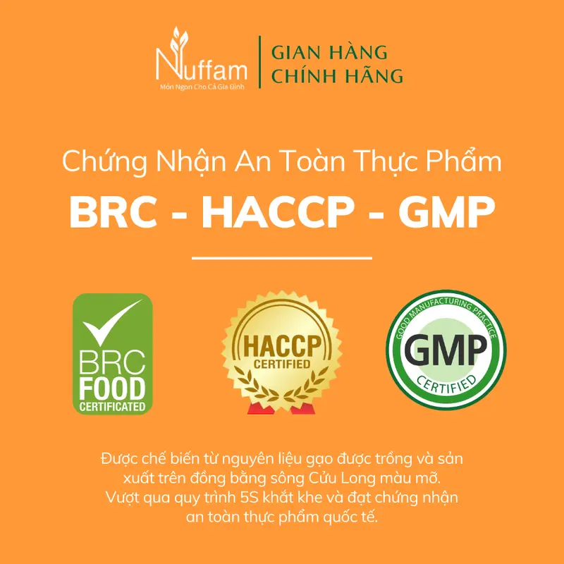 Bún Tươi Sấy Khô 400gr - Chính Hãng Nuffam - Thơm Ngon, Làm Hoàn Toàn Từ Gạo 4