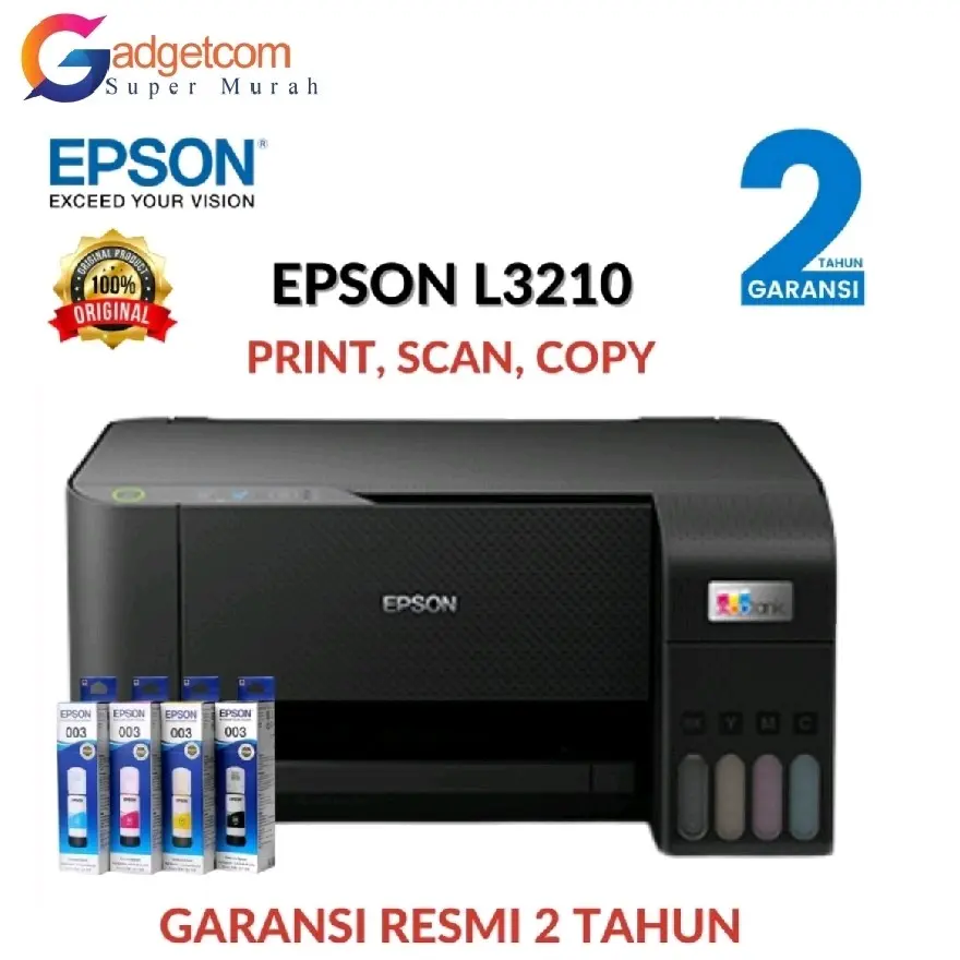 Pinter 32 PRINTER EPSON L3210 / EPSON PRINTER L3210 GARANSI RESMI INDONESIA ...