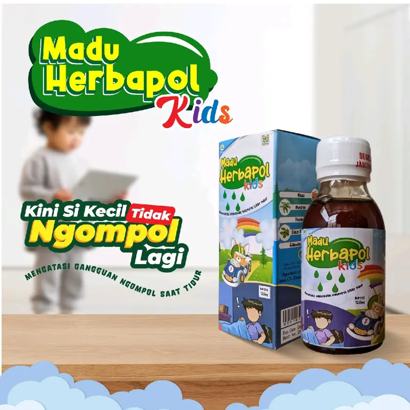 Madu Herbapol Kids - Mengatasi Ngompol Anak 1
