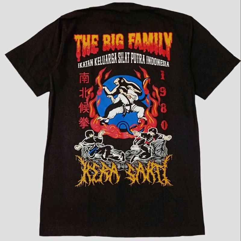 kaos sablon terbaru iks.pi kera sakti /kaos distro pencak silat /kaos pasker Hitam 4