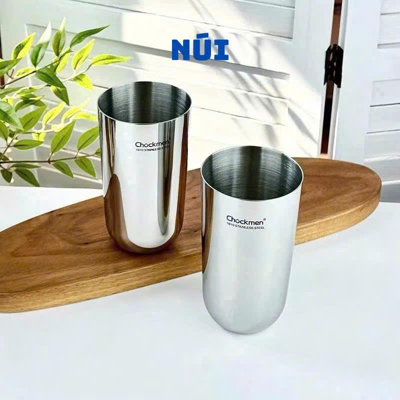 Ly Cốc Inox 18/10 uống nước 600ml, Ly Bia Inox Chockmen CKM790