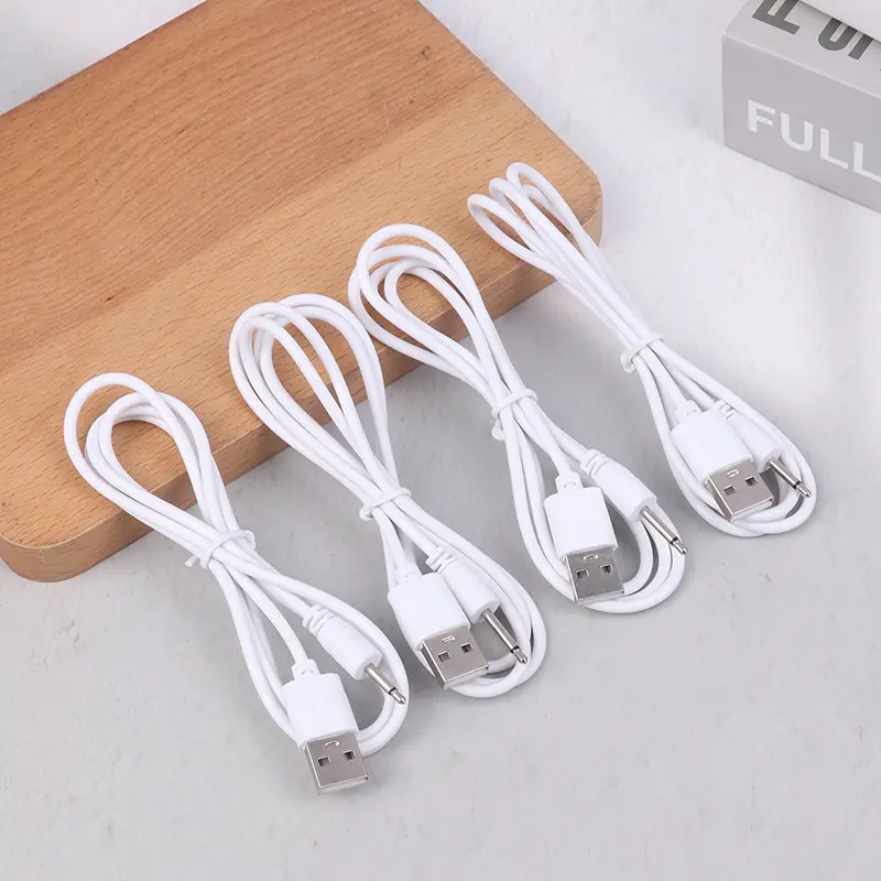 USB DC 2.5 Vibrator Charger Cable Audio Power Cord For Rechargeable Adult  Toys Vibrators Massagers Accessories USB Power Supply - TikTok Shop  Philippines