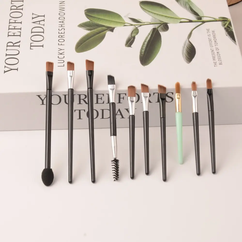 Blade eyebrow brush Oblique head eye makeup brush Small size eye shadow makeup brush Cosmetic