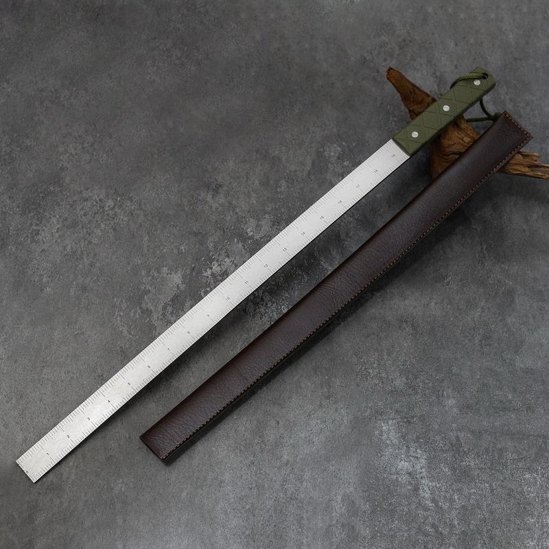  Thước Kẻ Thép Đúc Đặc dày 5li nặng 700gram. Thước đo 50cm tổng dài 63cm Thước kẻ đa năng. Thép Crom chịu lực cao 