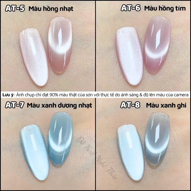 Sơn gel mắt mèo ánh trăng cực quang RAMYLA 4