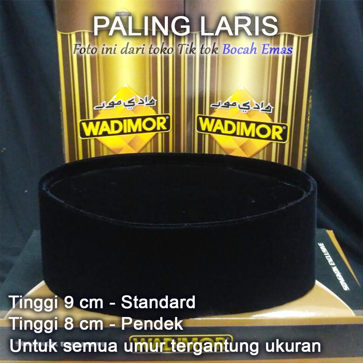 Peci Kopiah Songkok Wadimor Hitam Polos Dewasa Pria Anak Laki Laki Beludru Halus Muslim Nyaman Peci Kopiah Songkok Wadimor Hitam Polos Dewasa Pria Anak Laki Laki Beludru Halus Muslim Nyaman