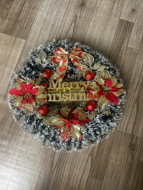 Vòng Trang Trí Giáng Sinh Noel - Vòng Nguyệt Quế 40 cm 4