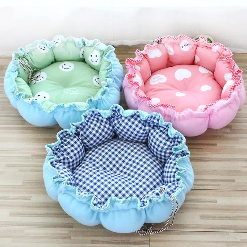 Vòng Cat Bed Nhà dài Plush Pet Bed Cat Mat Dog Mat Phụ kiện vật nuôi ấm Nhà có thể giặt Dog Sofa Sofa Ngủ mềm mèo chỗ ngủ cho mèo cat chair ổ mèo ngủ đệm cho chó
