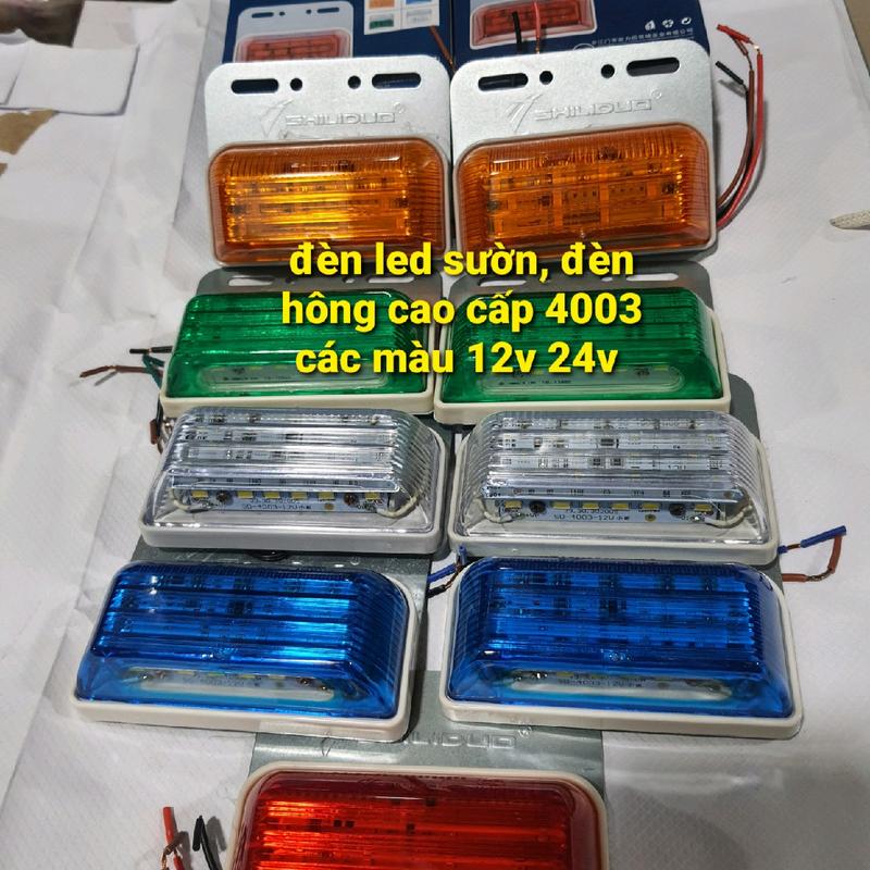 đèn led sườn, đèn hông xe tải, xe khách siêu sáng,hàng Silidu 4003 đa năng có dãy soi lốp