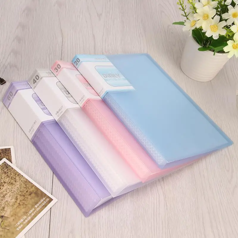 A5 File Folder, 1 Count Transparent File Folder, File Storage Folder, Office Stationery & Supplies for Home School Office 2