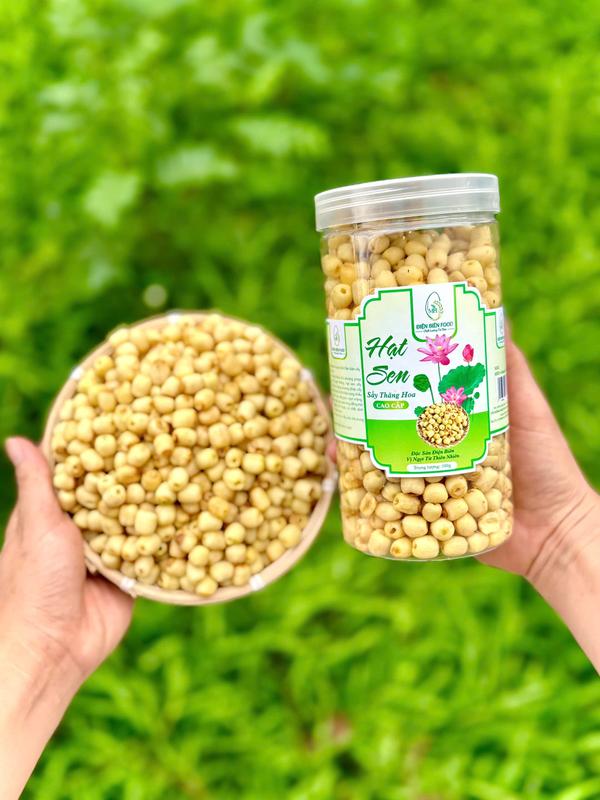 Hạt Sen Sấy Giòn Không Đường Ăn Liền Hộp 500G - Thực phẩm vì sức khoẻ