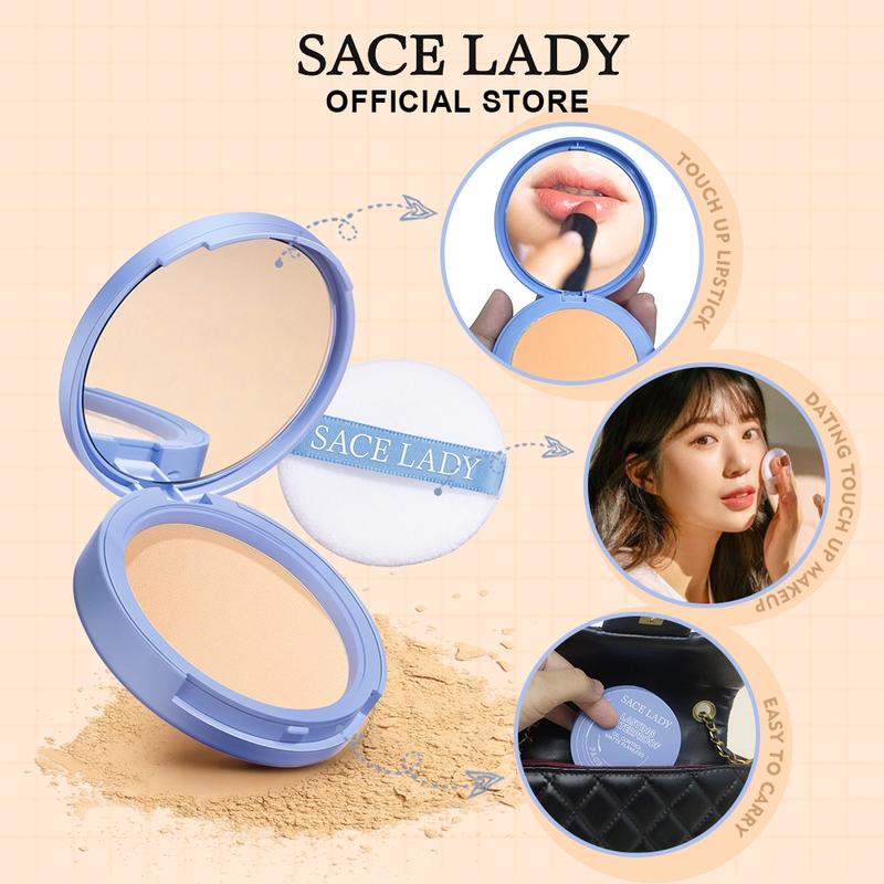  Phấn phủ dạng nén SACE LADY  kiềm dầu chống thấm nước 