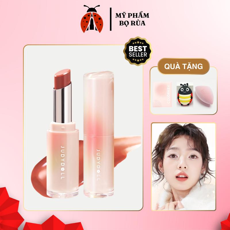 Son dưỡng có màu JUDYDOLL chất mlbb dưỡng ẩm làm mềm môi màu sắc tự nhiên 3,3g son judydoll Trang Điểm Cosmetic Nữ Mỹ Phẩm