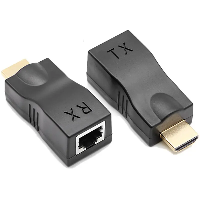 hdmi extender Single cable to HDMI HD network type 6 amplifier transmitter 30 meters signal