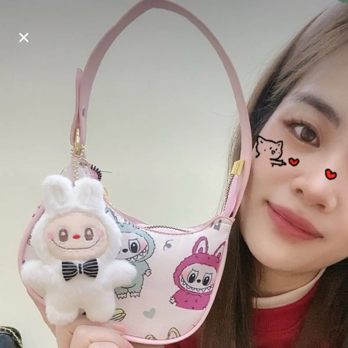 GIÁ MỞ BÁN-Túi mini Koromi và Gấu kèm charm cho bé gái kẹp nách điệu đà, xinh xắn, phù hợp đi chơi ngày tết, ngày lễ, chụp ảnh các dịp