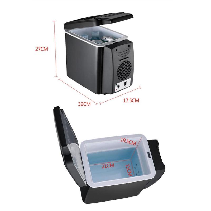 Product Introduction of ตู้เย็นขนาดเล็กแบบพกพา, ตู้เย็นไฟฟ้าและเครื่องทำความร้อน, ความจุ 6L / 8 กระป๋อง, AC 220V และ DC 12V, สะดวก, เหมาะสำหรับรถยนต์ Car 1