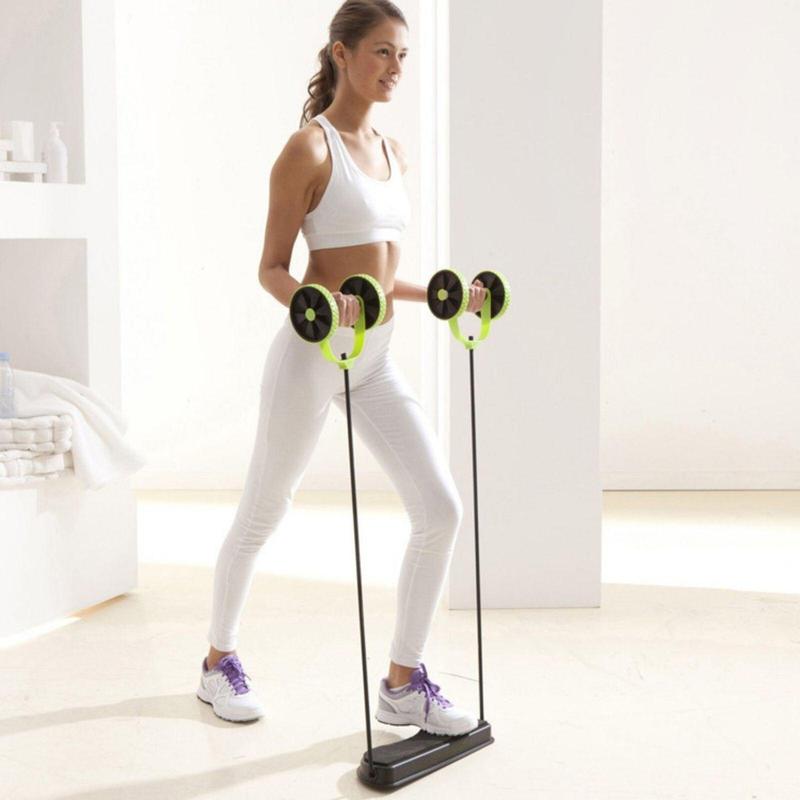 Product Introduction of Multifunctional Abdominal Exercise Wheel, 1 Set Abdominal Trainer With Resistance Band, Abdominal Muscle Training Equipment For Home Gym 0