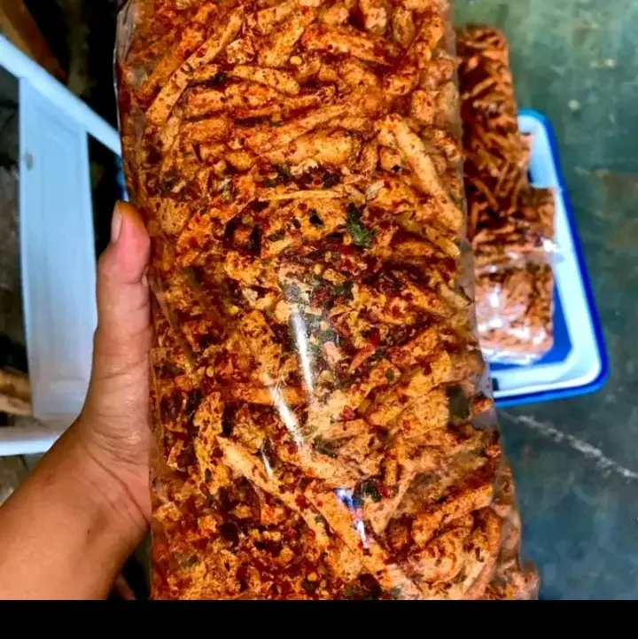basreng pedas daun jeruk