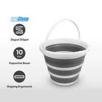 Gambar AZKO Proclean 10 ltr Ember Lipat - Abu-Abu Bak Air Serbaguna Multifunctional Bucket Perlengkapan Rumah dari AZKO ID Kota Administrasi Jakarta Barat 3 Tokopedia