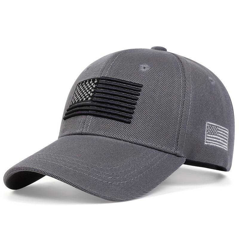 Product Introduction of USA Flag Embroidery Baseball Cap Solid Color Vintage Sun Hat Adjustable Lightweight Dad Hats For Women Men 30