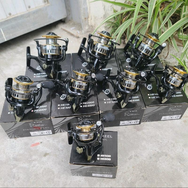 Máy Câu He - Máy Có Size Từ 800 - 1000 - 2000 - 3000 - 4000 - 5000 -6000  -7000 Fishing Bắt Cá